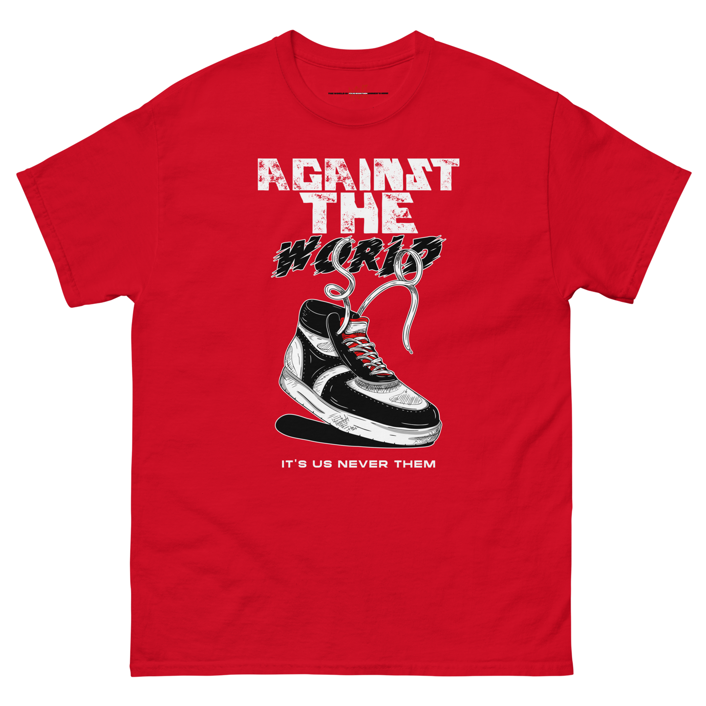 45: Against The World Sneaker Tee