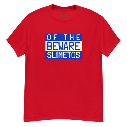 Beware Of The Slimetos (Blue Logo)  Classic Tee