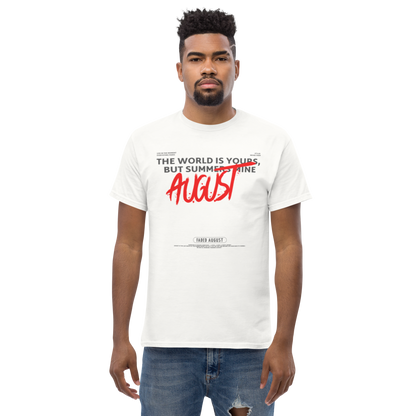 Faded August (Red/Grey Logo) Official  Unisex Classic Tee