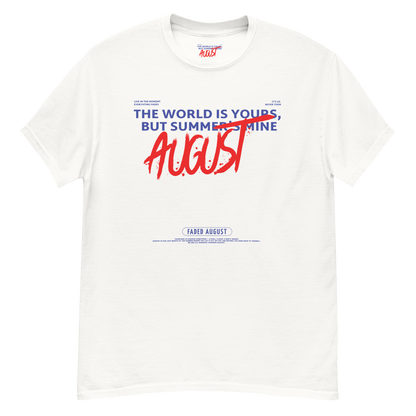 Faded August (Red/Blue Logo) Official Unisex Classic Tee