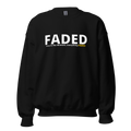 Faded (Subtle Yellow Logo) "Live In The Moment" Unisex Sweatshirt - Faded Fabrics
