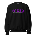 Faded (Purple Logo) "Live In The Moment" Unisex Sweatshirt - Faded Fabrics