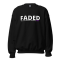Faded (Subtle Purple Logo) "Live In The Moment" Unisex Sweatshirt - Faded Fabrics
