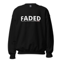 Faded (Subtle Pink Logo) "Live In The Moment" Unisex Sweatshirt - Faded Fabrics