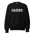 Faded (Subtle Green Logo) "Live In The Moment" Unisex Sweatshirt - Faded Fabrics