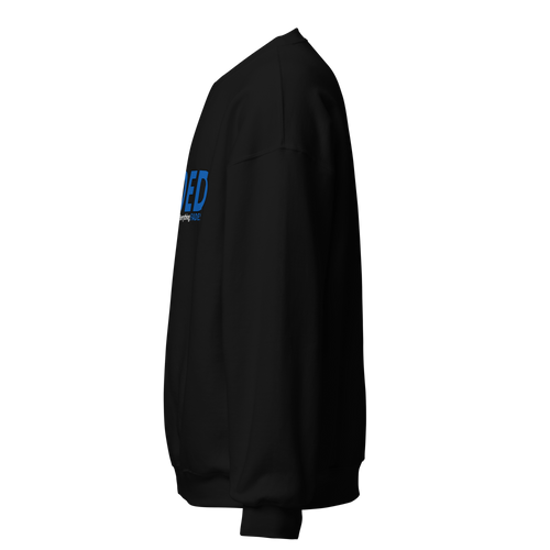 Faded (Blue Logo) "Live In The Moment" Unisex Sweatshirt - Faded Fabrics