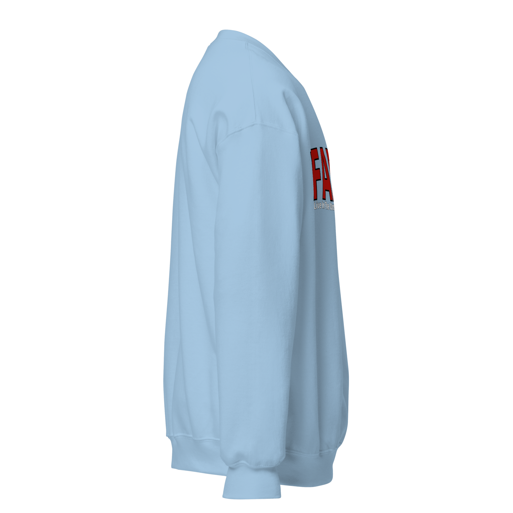 Faded (Red Logo) “Live The Moment” Unisex Sweatshirt