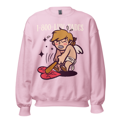 1-800-LUV-FADES "Cupid Tantrum" Unisex Sweatshirt