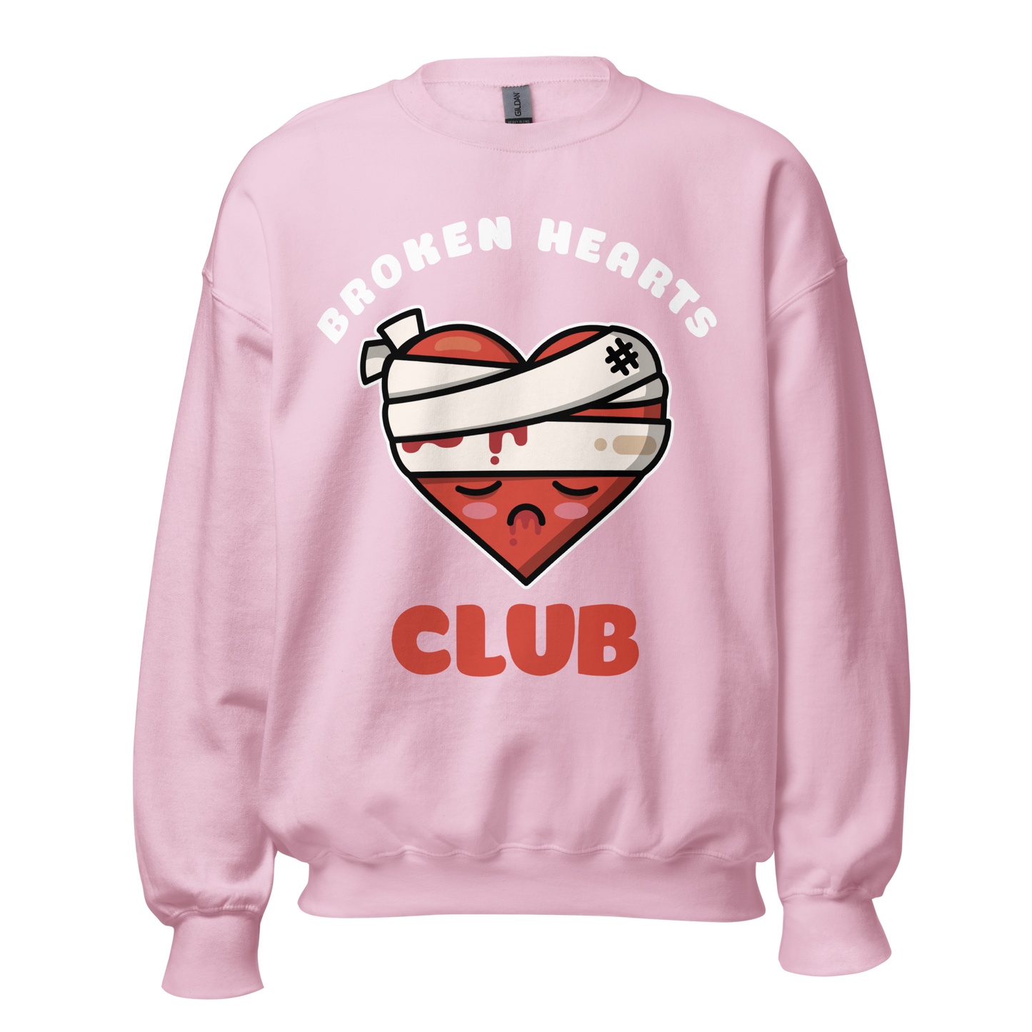 1-800-LUV-FADES "Broken Hearts Clubs" Unisex Sweatshirt