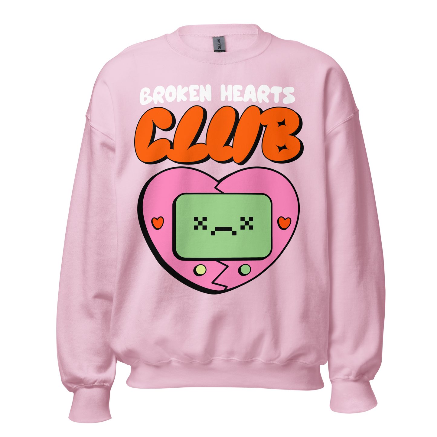 1-800-LUV-FADES "Broken Heart Club #2" Unisex Sweatshirt