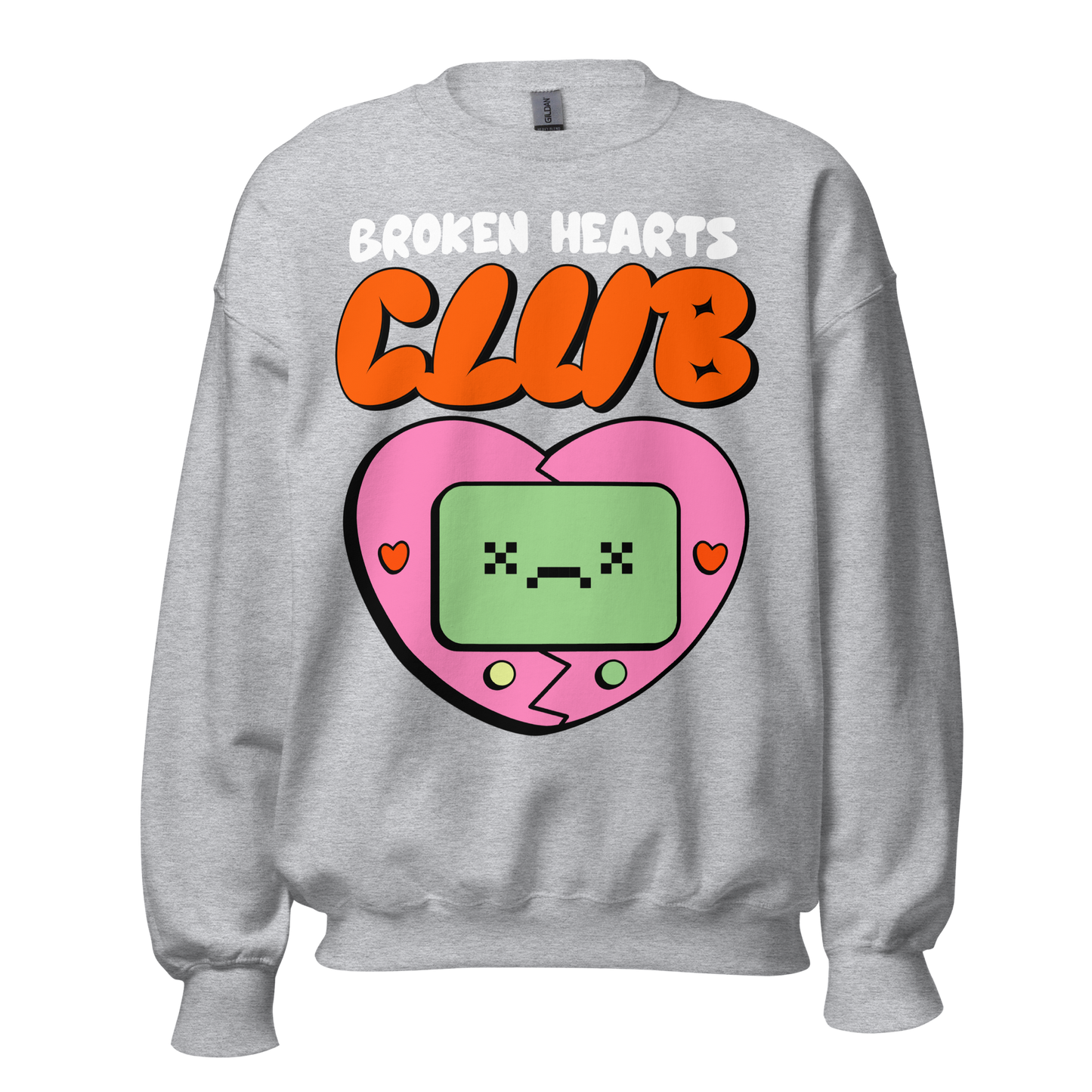 1-800-LUV-FADES "Broken Heart Club #2" Unisex Sweatshirt