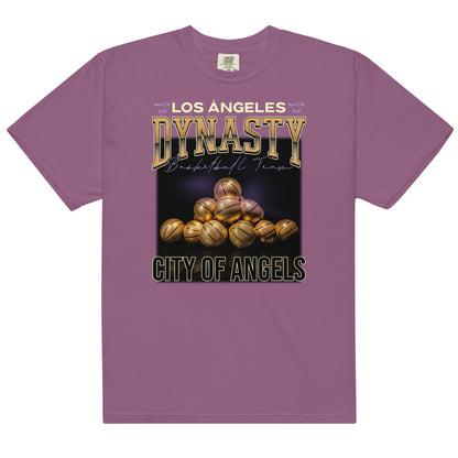 45: Los Angeles Basketball Heavyweight T-Shirt