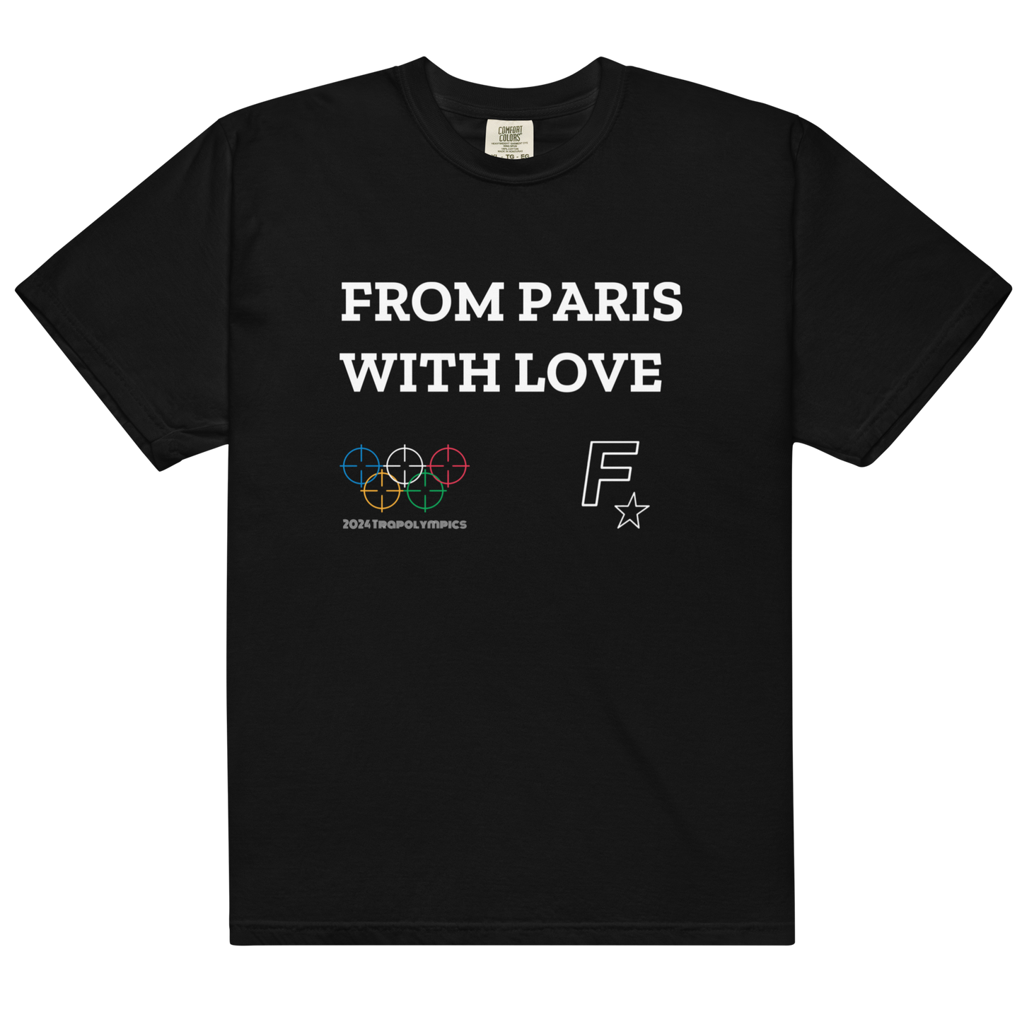 From Paris With Love (Trapolympics) Heavyweight T-Shirt