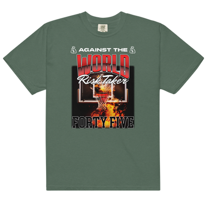 45: Against The World Risk Taker Heavyweight T-Shirt