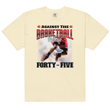 45: Against The World Air Goat Heavyweight Unisex T-Shirt