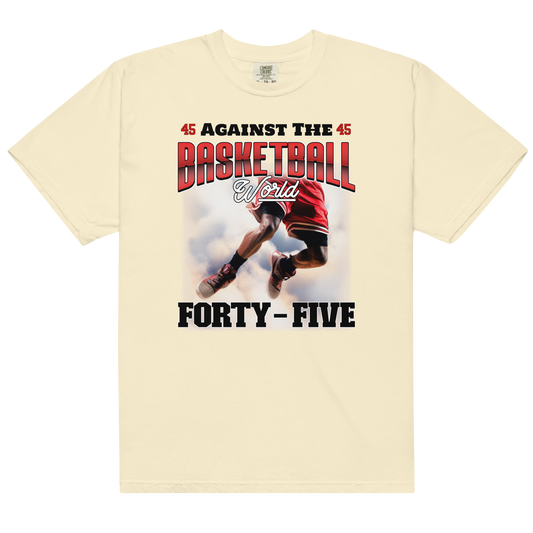 45: Against The World Air Goat Heavyweight Unisex T-Shirt