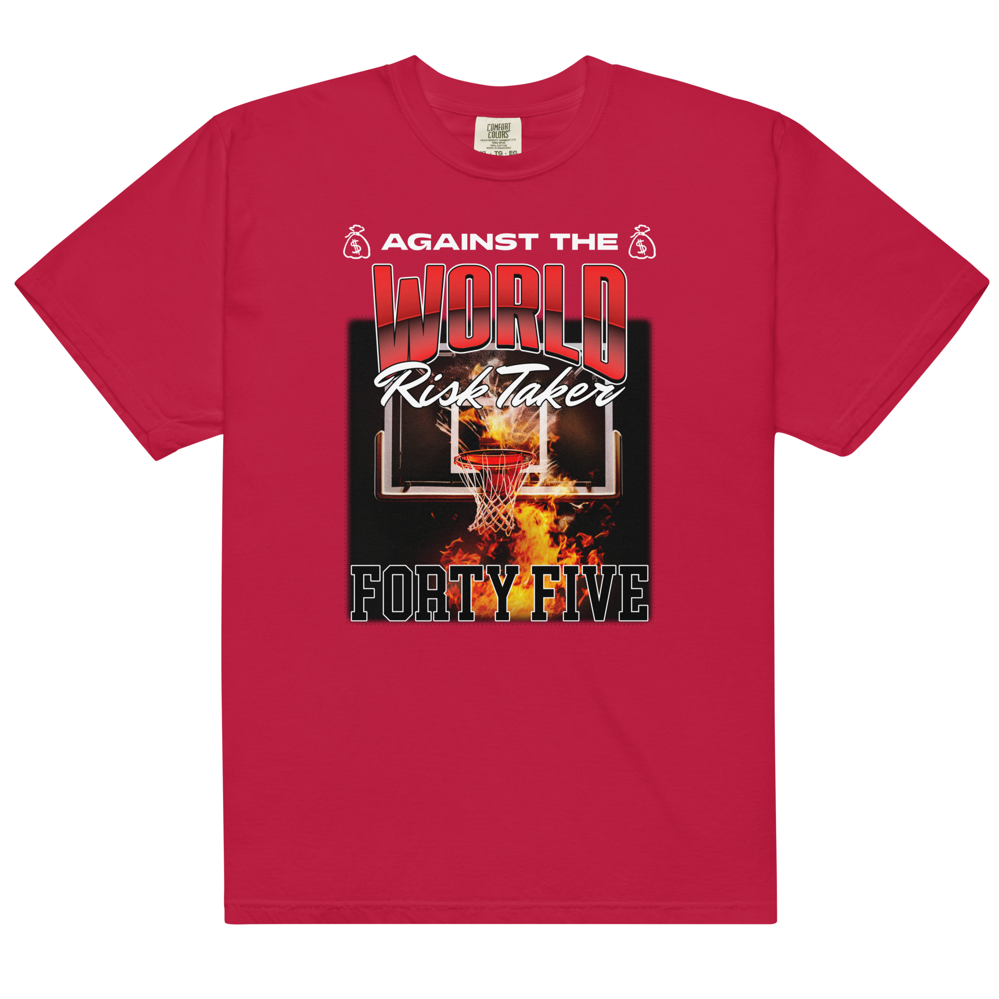 45: Against The World Risk Taker Heavyweight T-Shirt