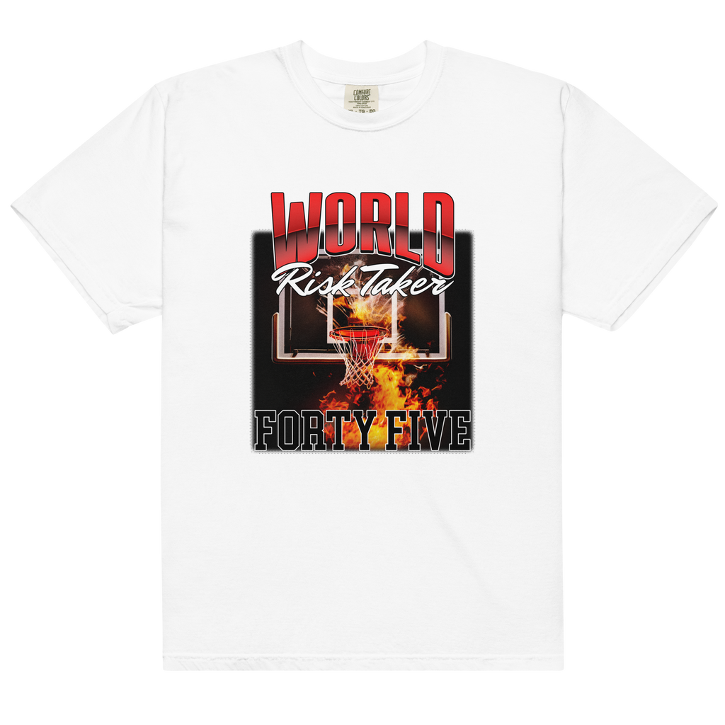 45: Against The World Risk Taker Heavyweight T-Shirt