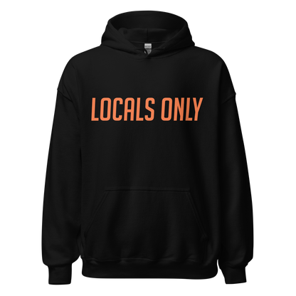 Dort Hwy. Clothing Dept. Orange Font Unisex Hoodie