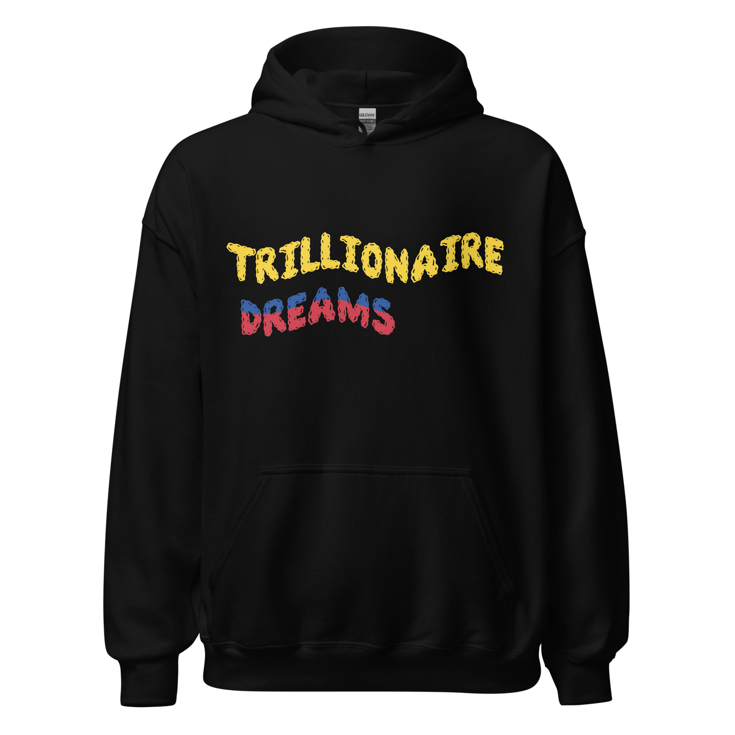 Trillionaire Dreams Columbia Colorway Wavy Logo Unisex Hoodie