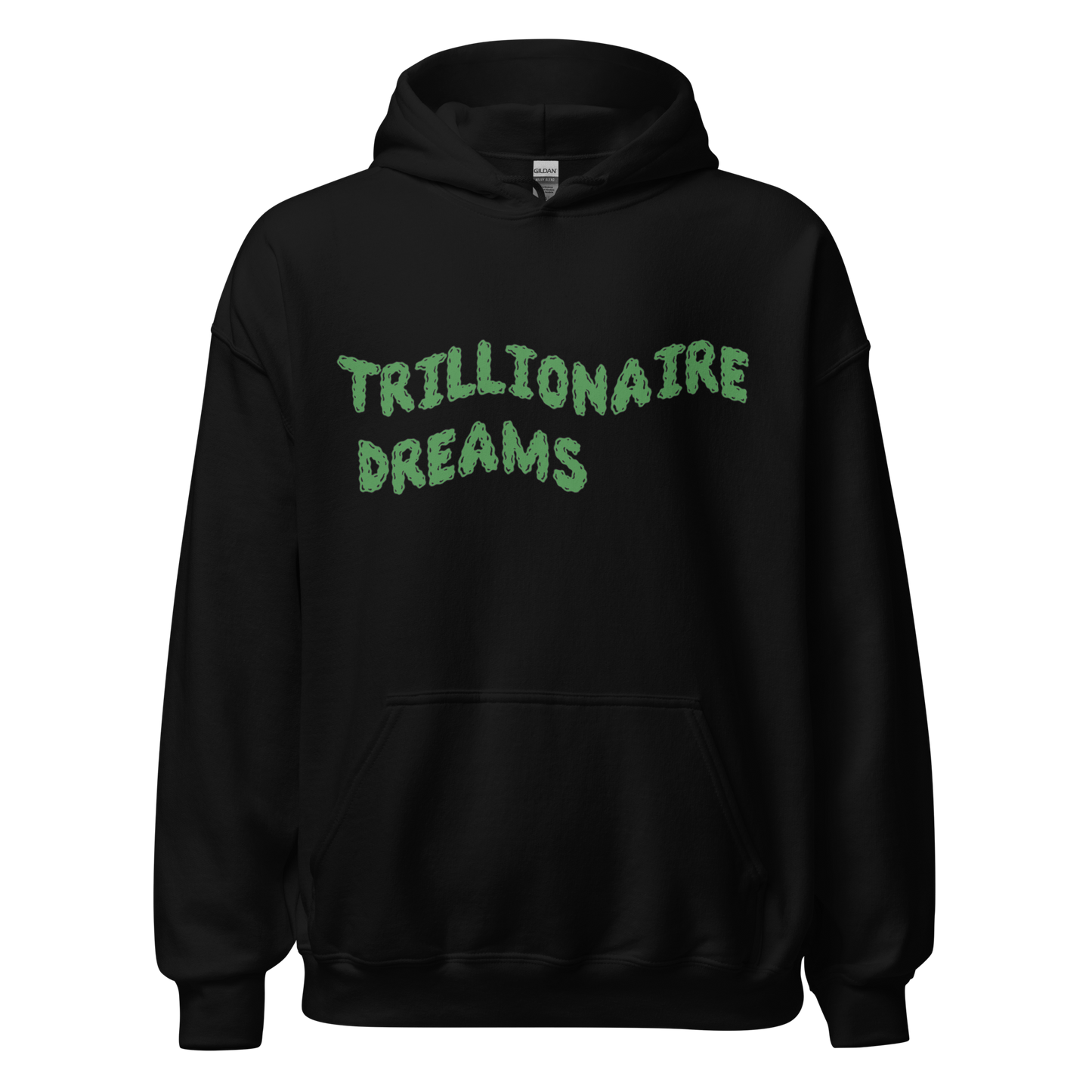 Trillionaire Dreams Green Wavy Logo Unisex Hoodie