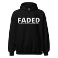 Faded (Subtle Yellow Logo) “Live In The Moment” Unisex Hoodie - Faded Fabrics