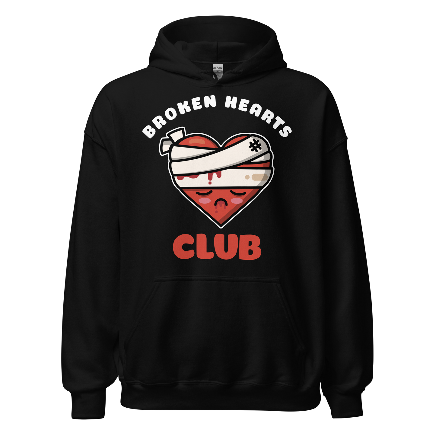 1-800-LUV-FADES "Broken Hearts Club" Unisex Hoodie