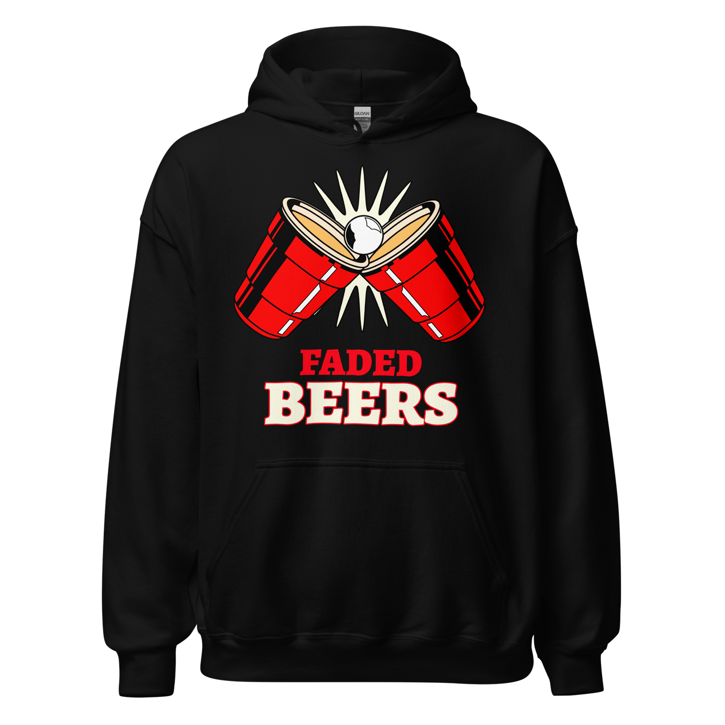 Faded Beers "Double Cup" Unisex Hoodie