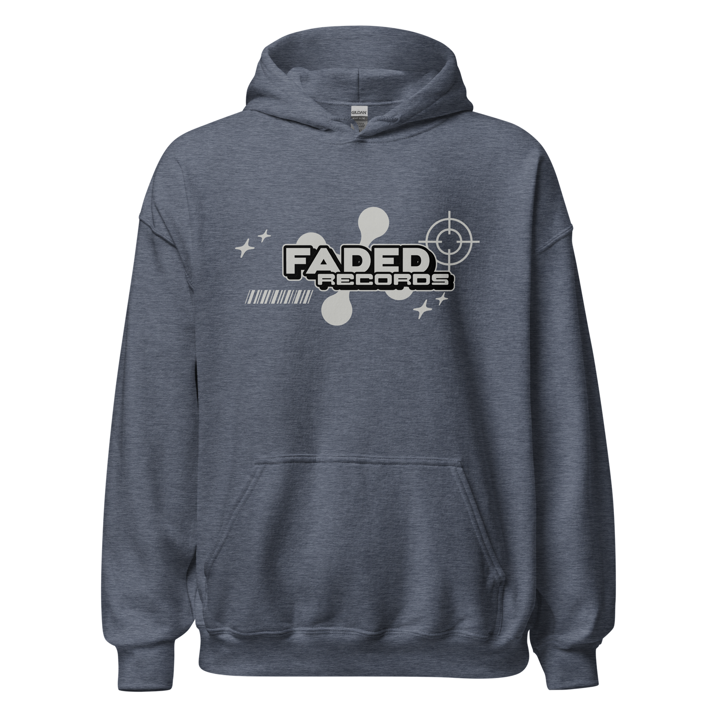 Faded Records Unisex Hoodie