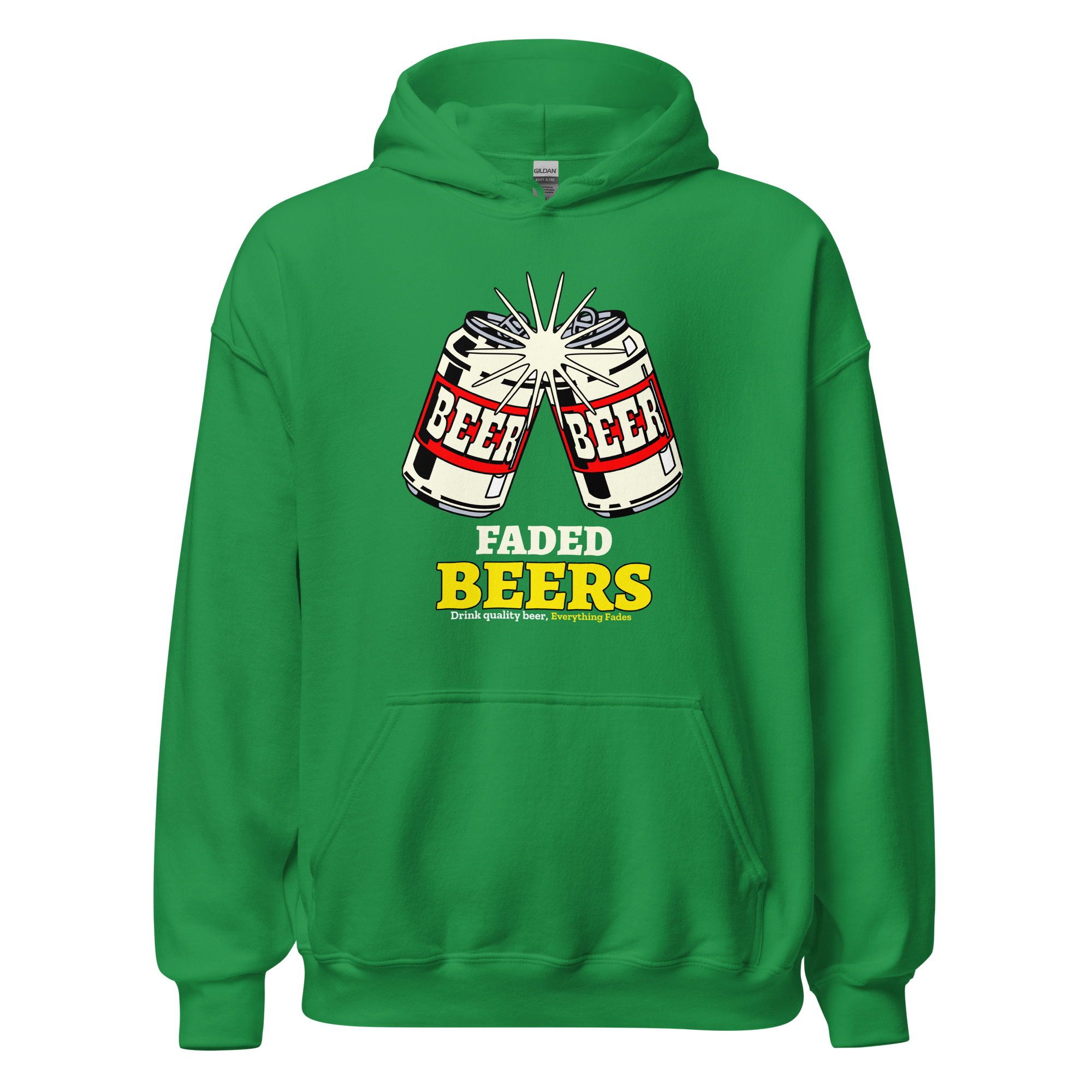 Faded Beers Unisex Hoodie