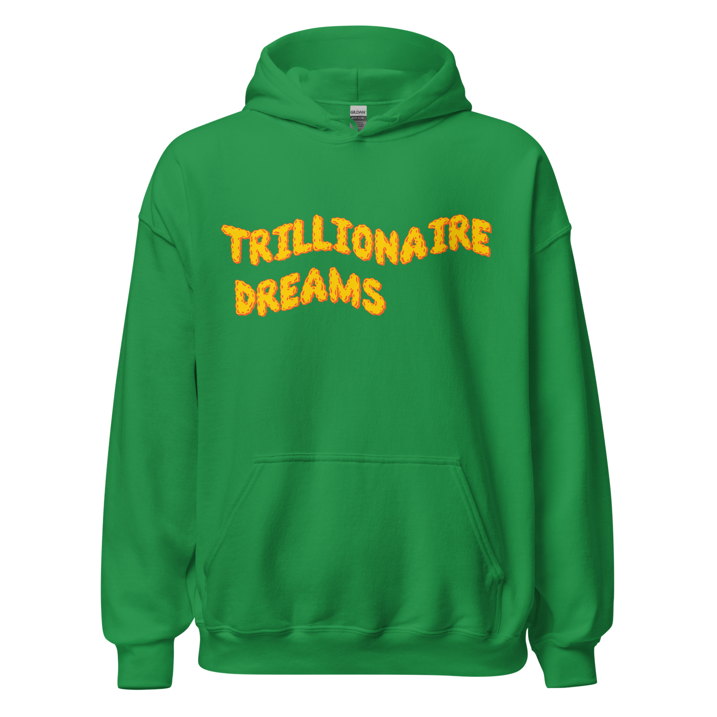 Trillionaire Dreams Yellow/Orange Wavy Logo Unisex Hoodie