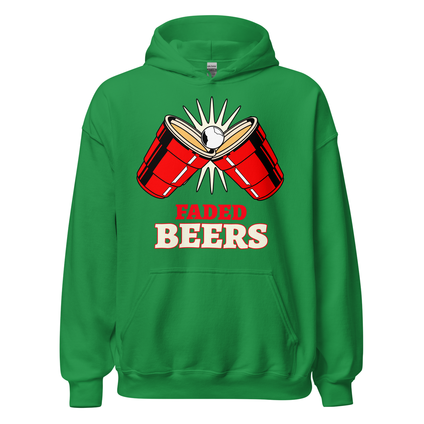 Faded Beers "Double Cup" Unisex Hoodie