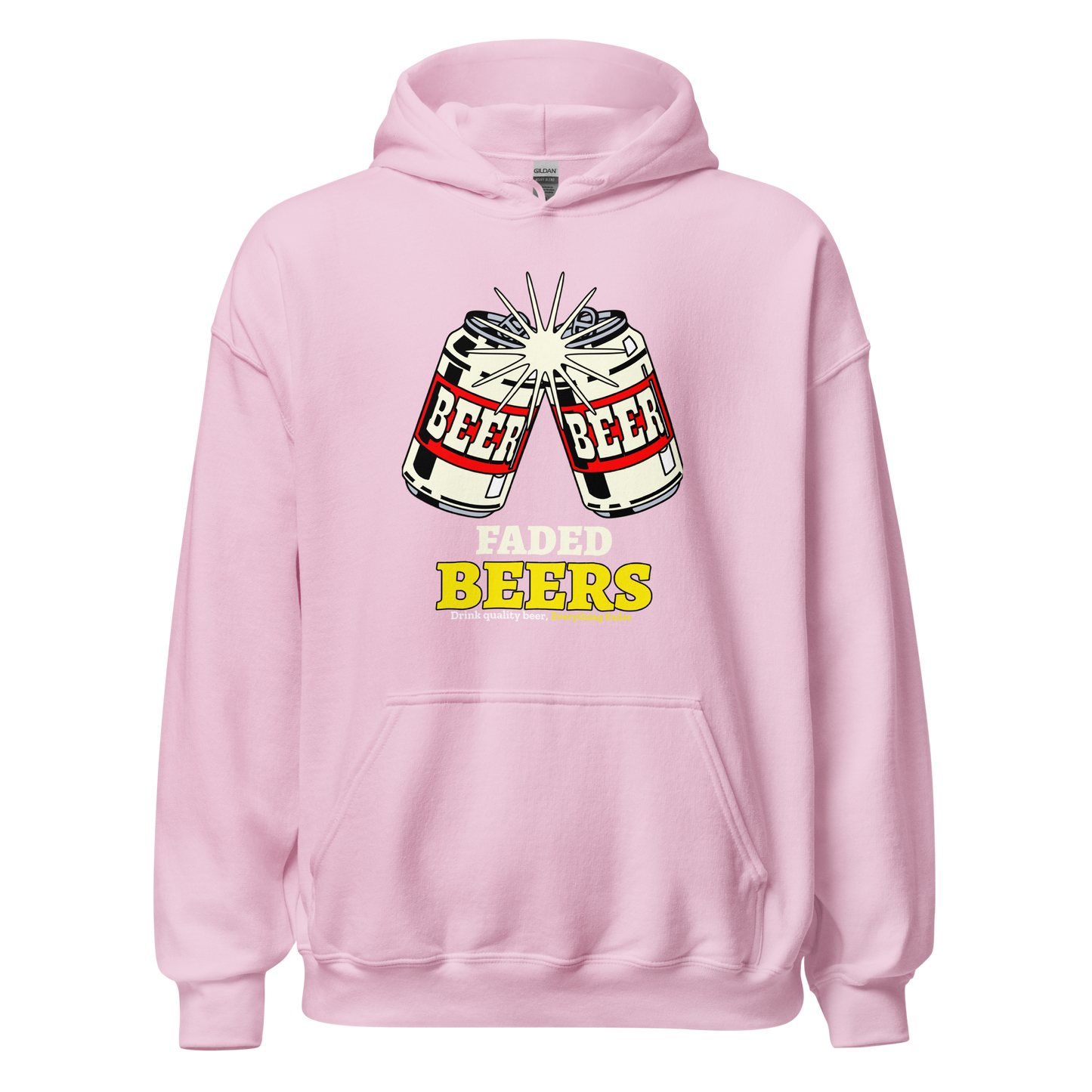 Faded Beers Unisex Hoodie