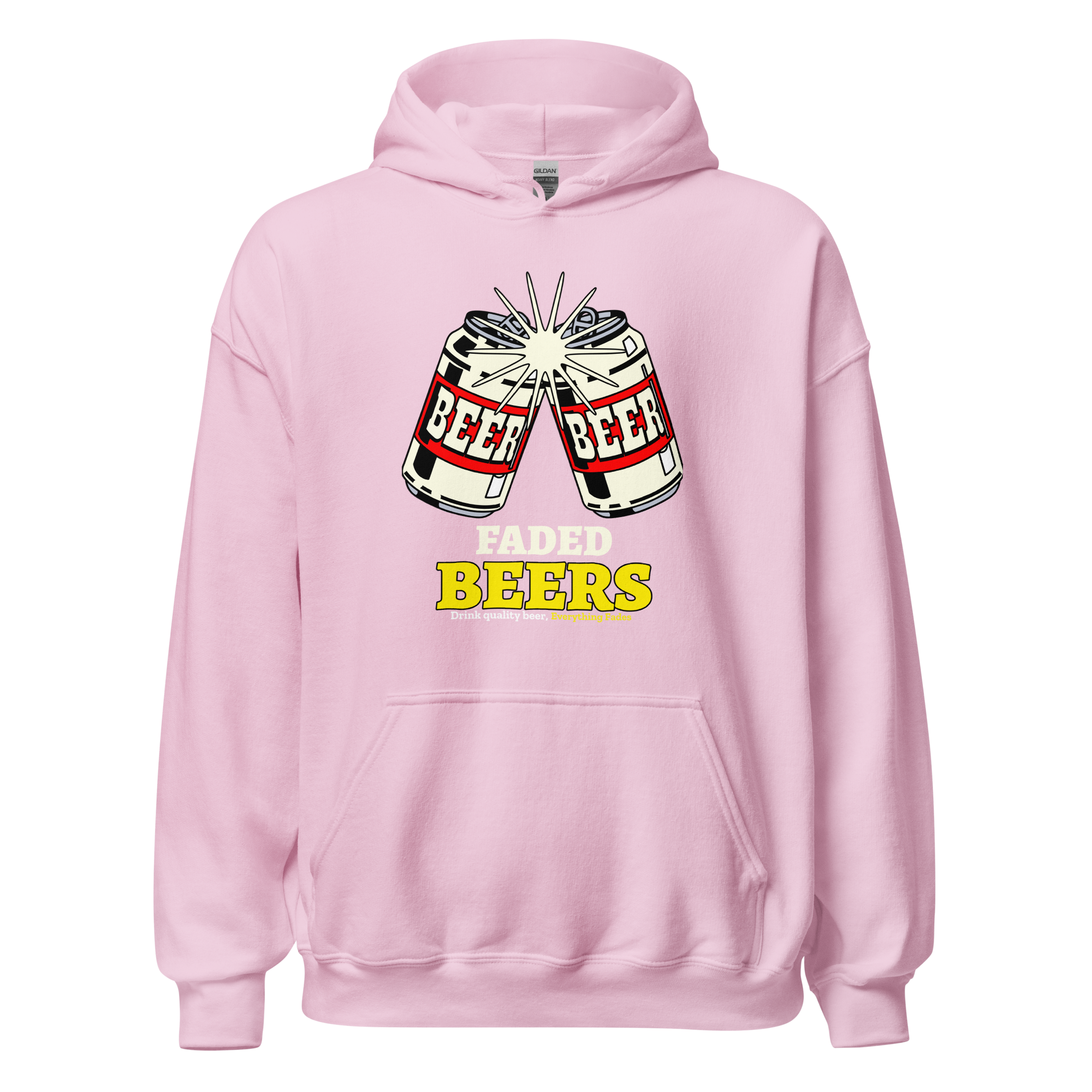 Faded Beers Unisex Hoodie