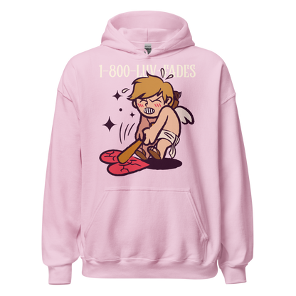 1-800-LUV-FADES "Cupid Tantrum" Unisex Hoodie