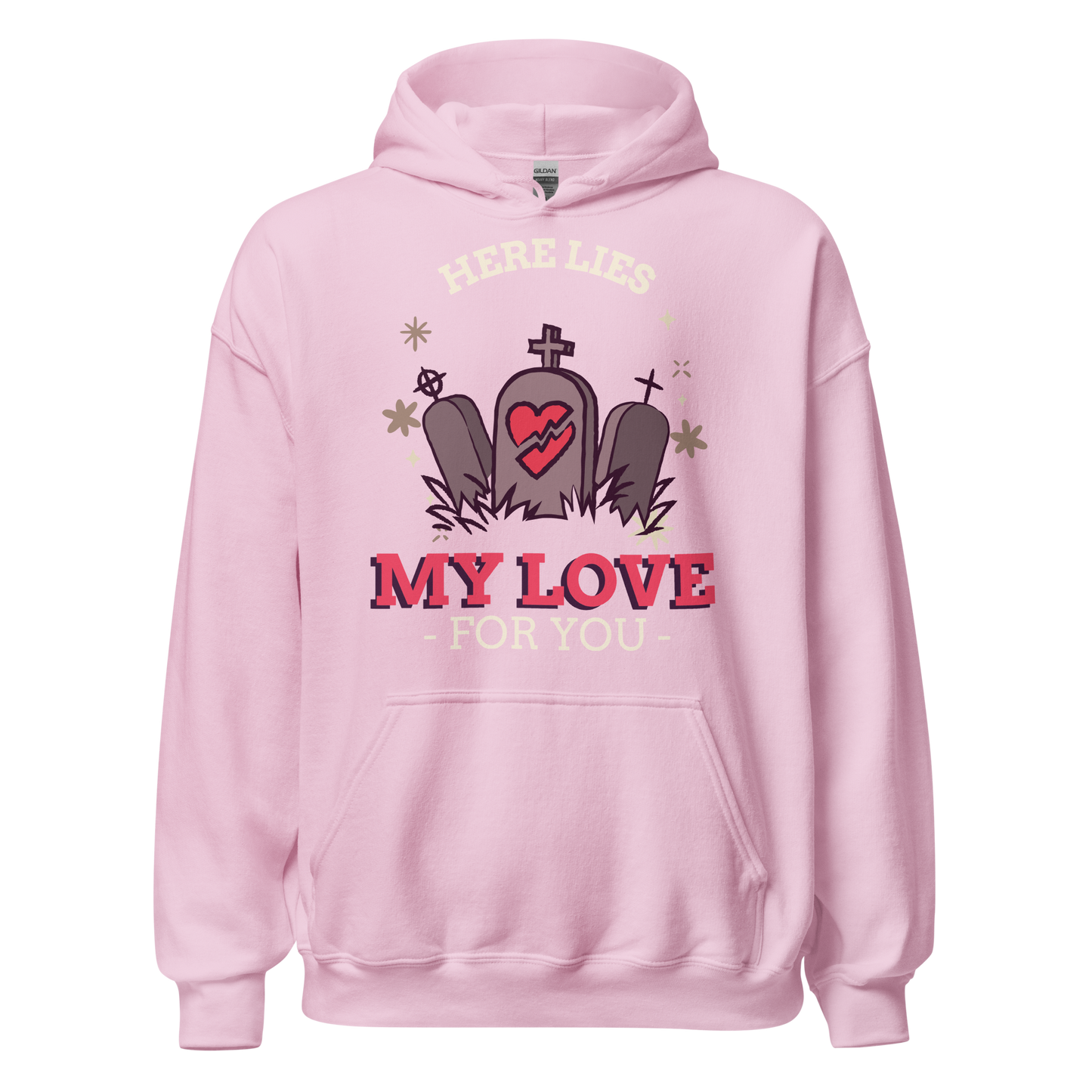 1-800-LUV-FADES "Love Cemetery" Unisex Hoodie