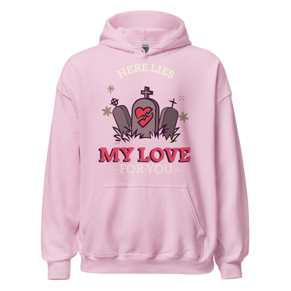 1-800-LUV-FADES "Love Cemetery" Unisex Hoodie