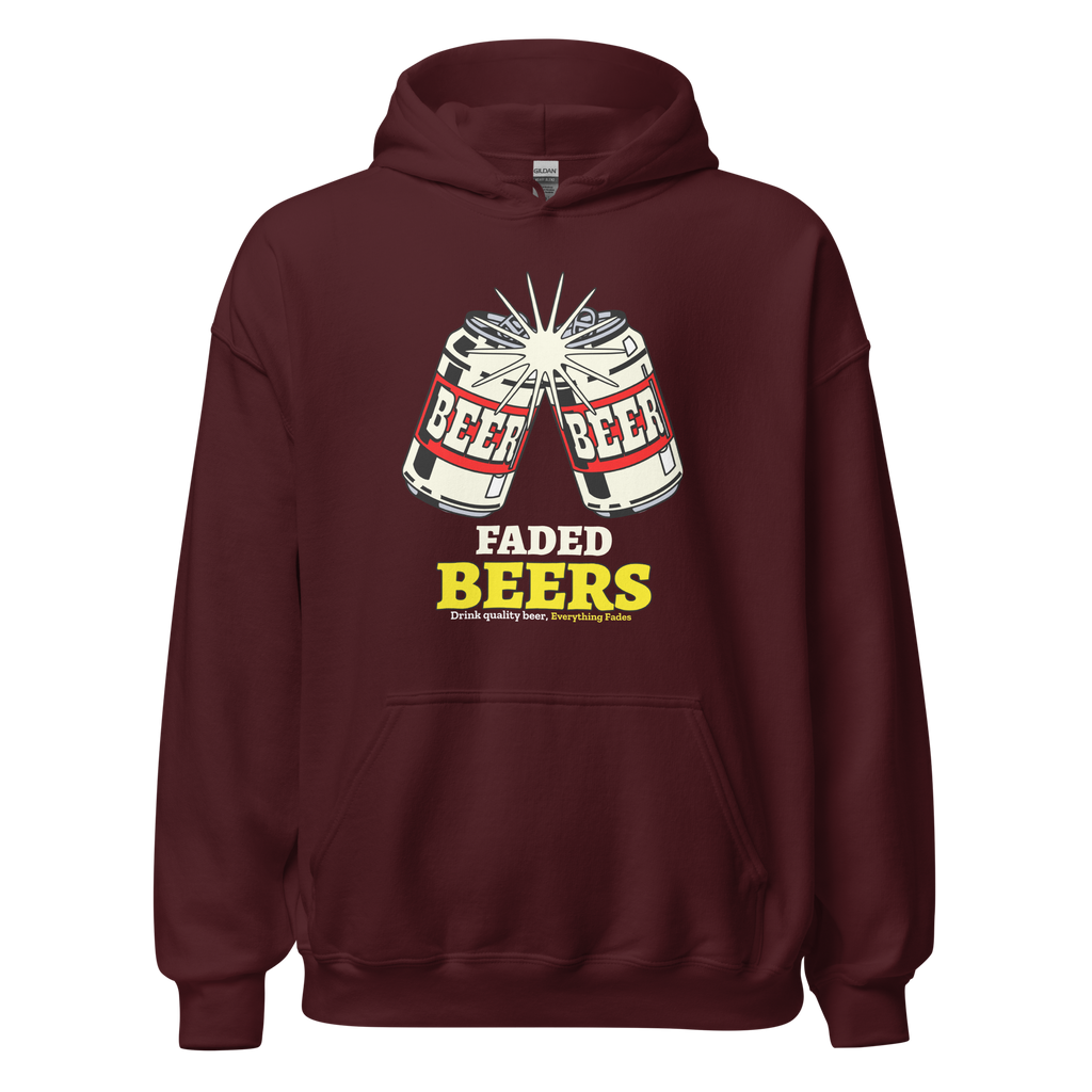 Faded Beers Unisex Hoodie