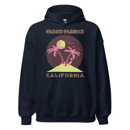 Faded California Digital Beach Unisex Hoodie