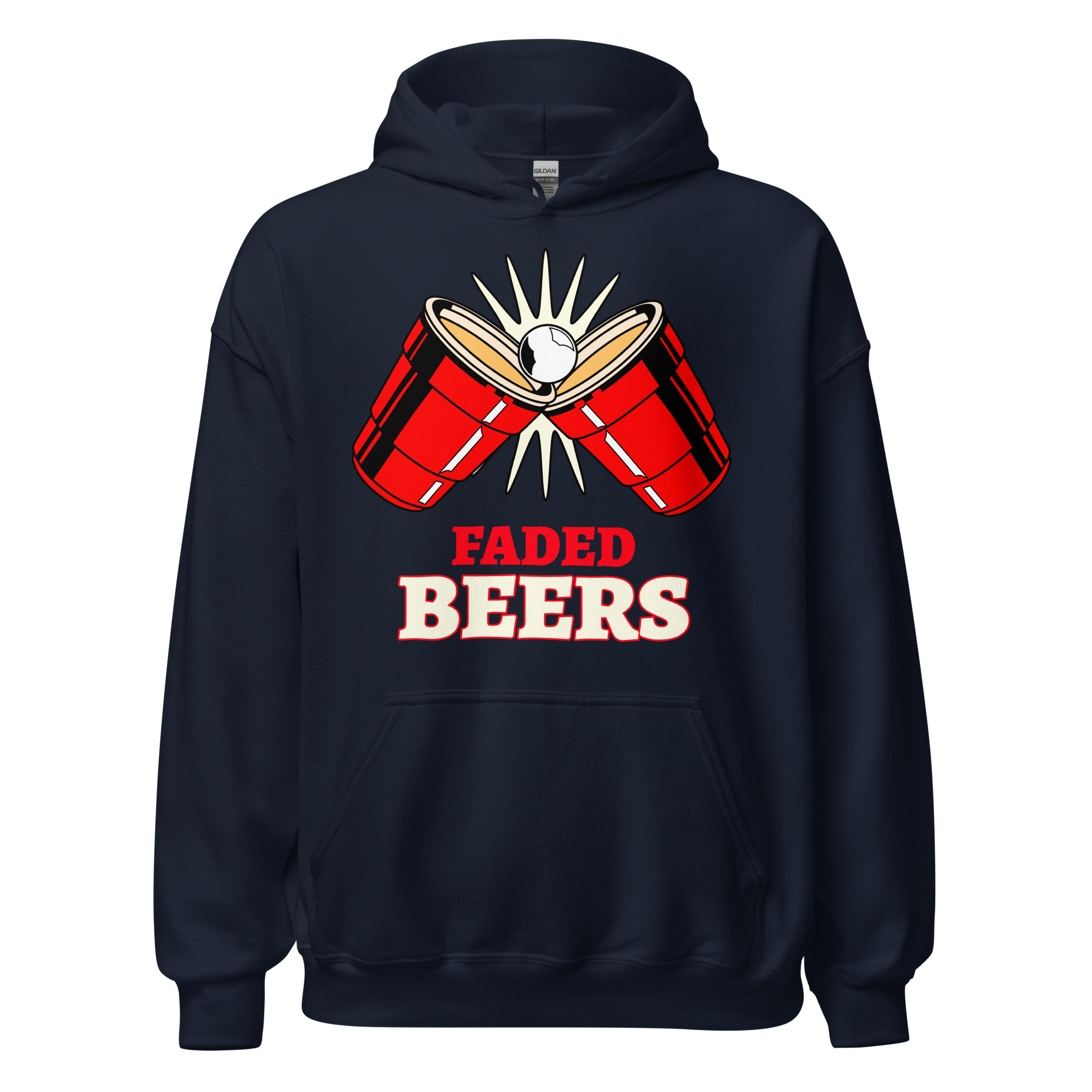Faded Beers "Double Cup" Unisex Hoodie