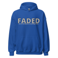 Faded (Grey Logo) “Live In The Moment” Unisex Hoodie - Faded Fabrics