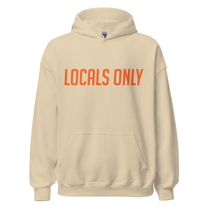 Dort Hwy. Clothing Dept. Orange Font Unisex Hoodie