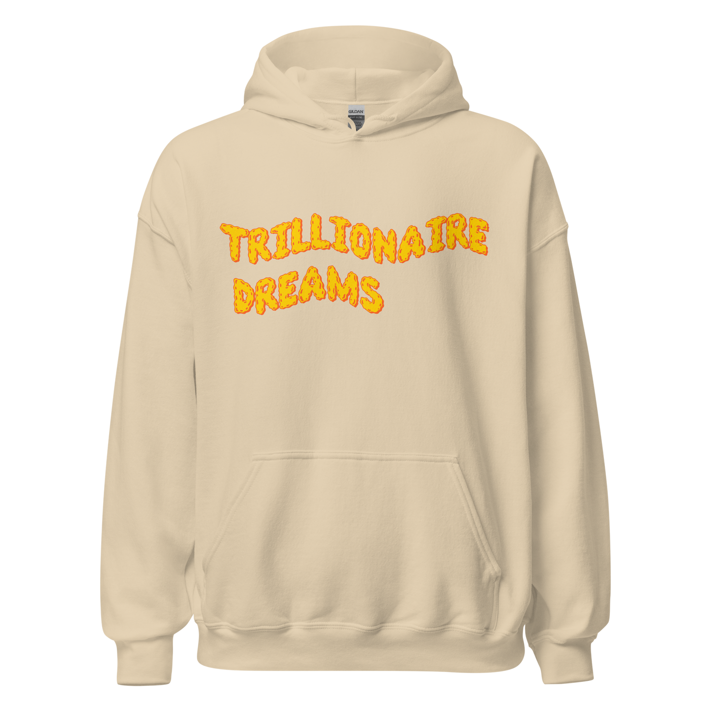 Trillionaire Dreams Yellow/Orange Wavy Logo Unisex Hoodie