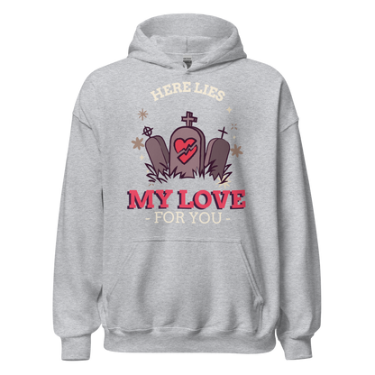 1-800-LUV-FADES "Love Cemetery" Unisex Hoodie