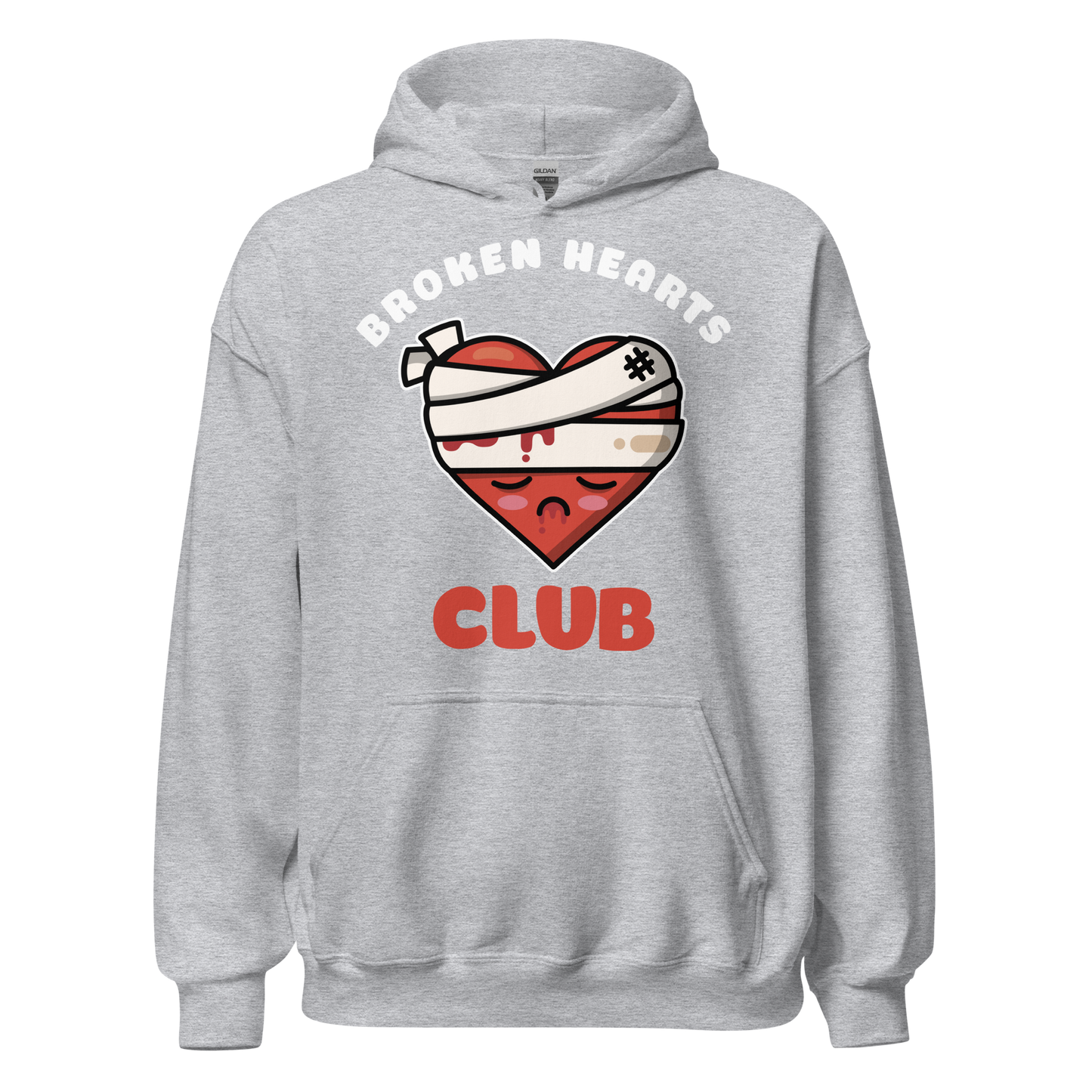 1-800-LUV-FADES "Broken Hearts Club" Unisex Hoodie