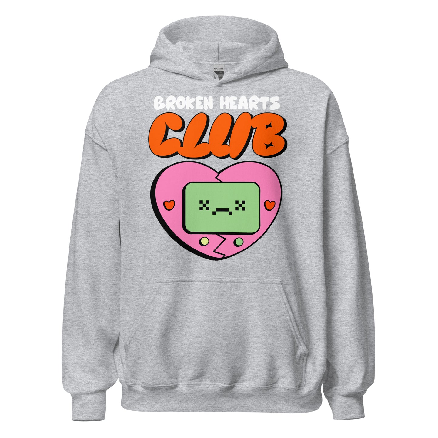 1-800-LUV-FADES "Broken Hearts Club #2" Unisex Hoodie