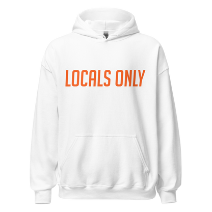 Dort Hwy. Clothing Dept. Orange Font Unisex Hoodie