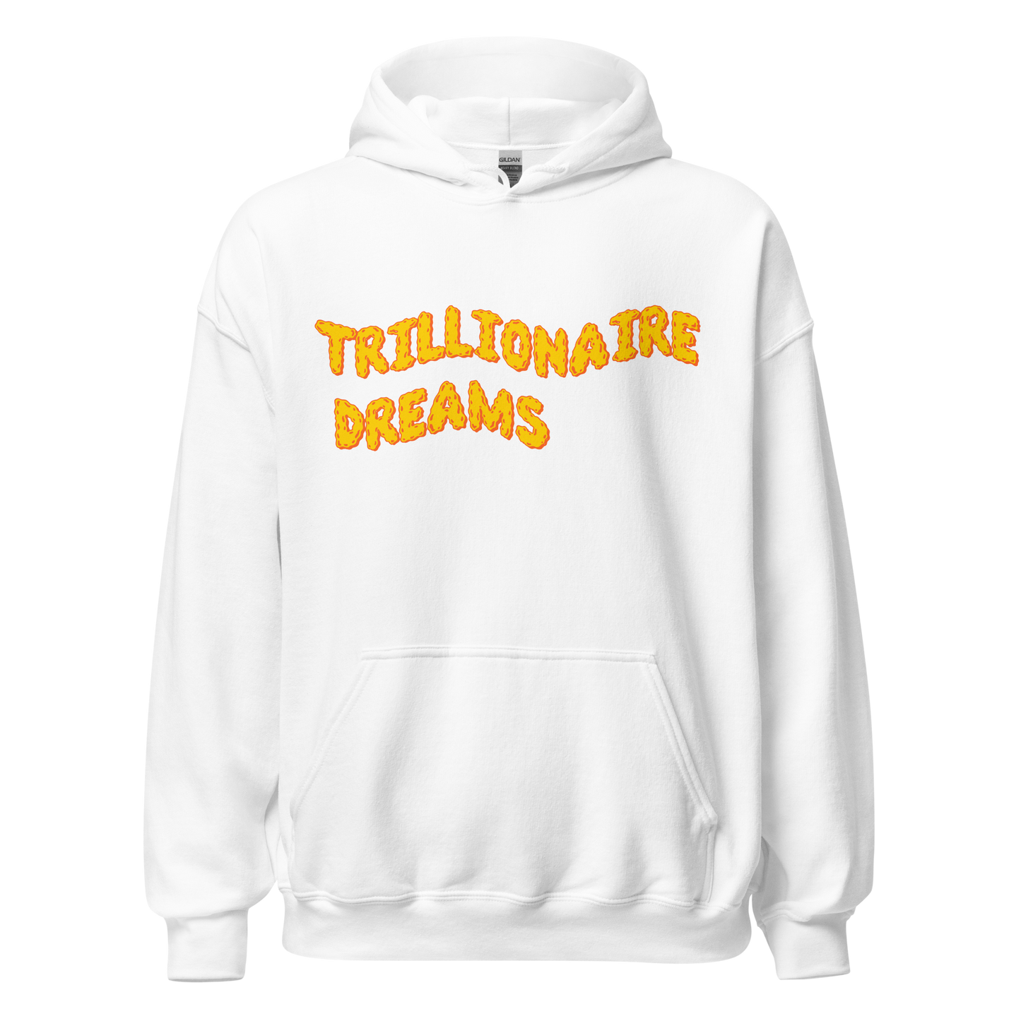 Trillionaire Dreams Yellow/Orange Wavy Logo Unisex Hoodie