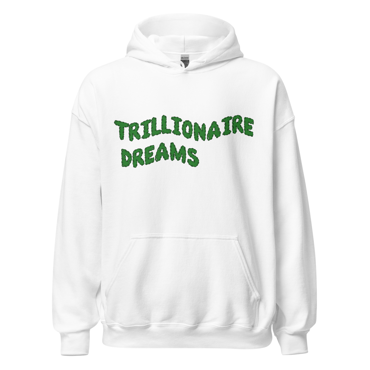 Trillionaire Dreams Green Wavy Logo Unisex Hoodie