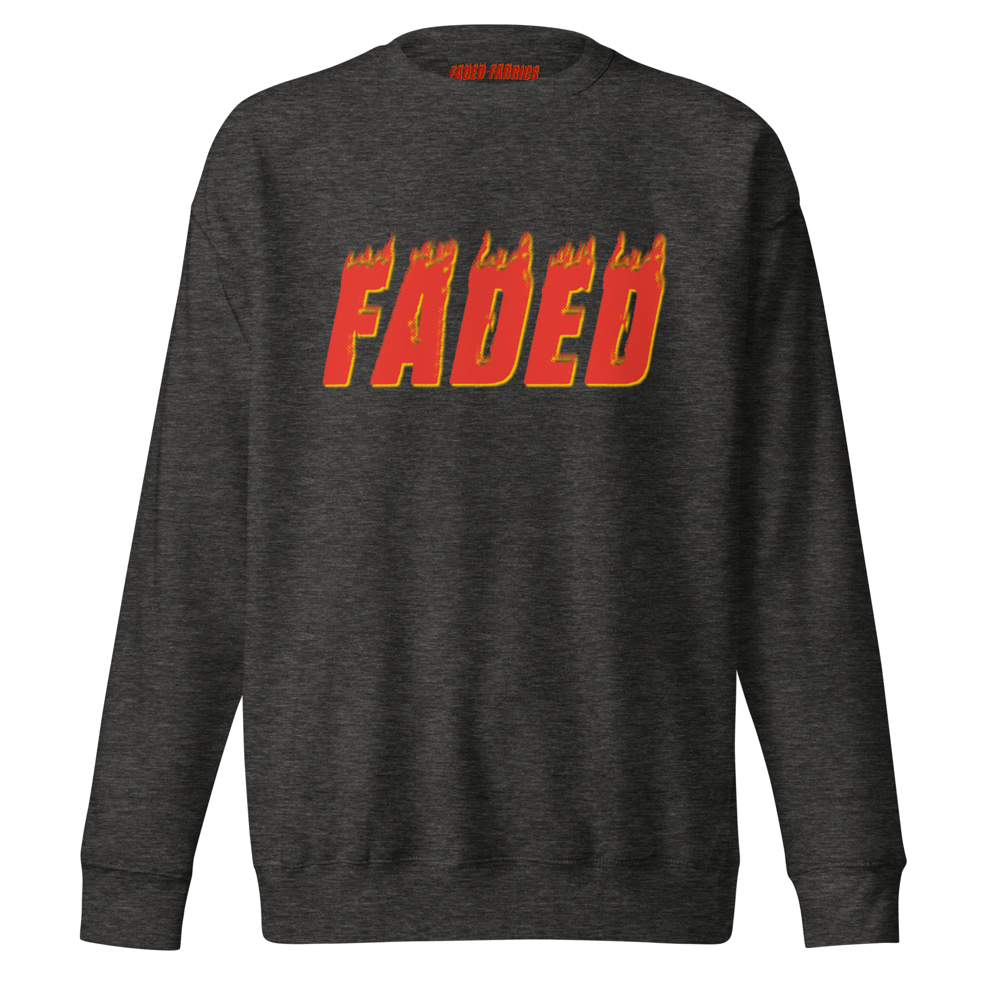 Faded Flames Premium Sweatshirt